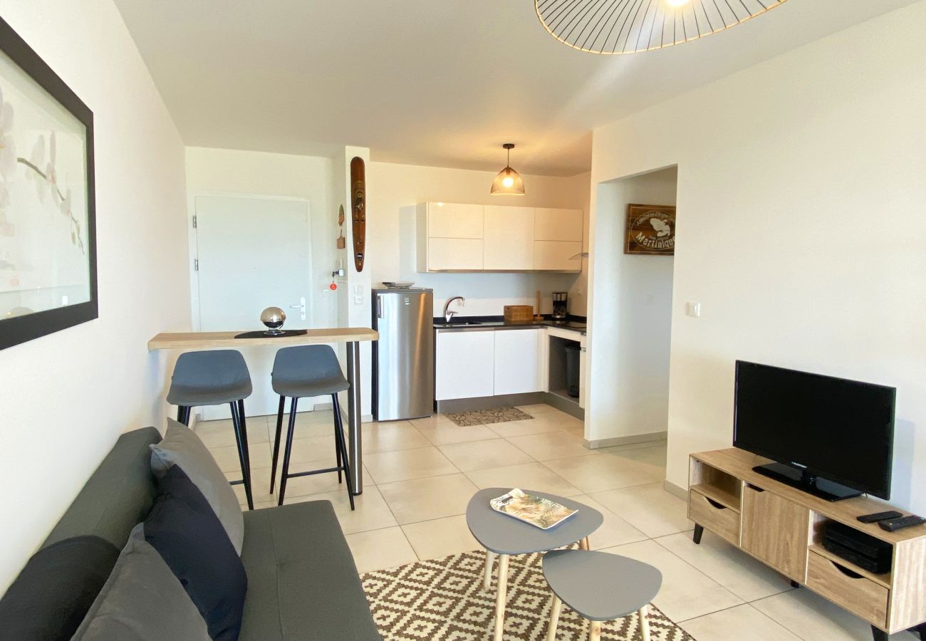 Appartement à Les Trois-Ilets - Le Marmoris, 2 pers, app neuf, vue mer