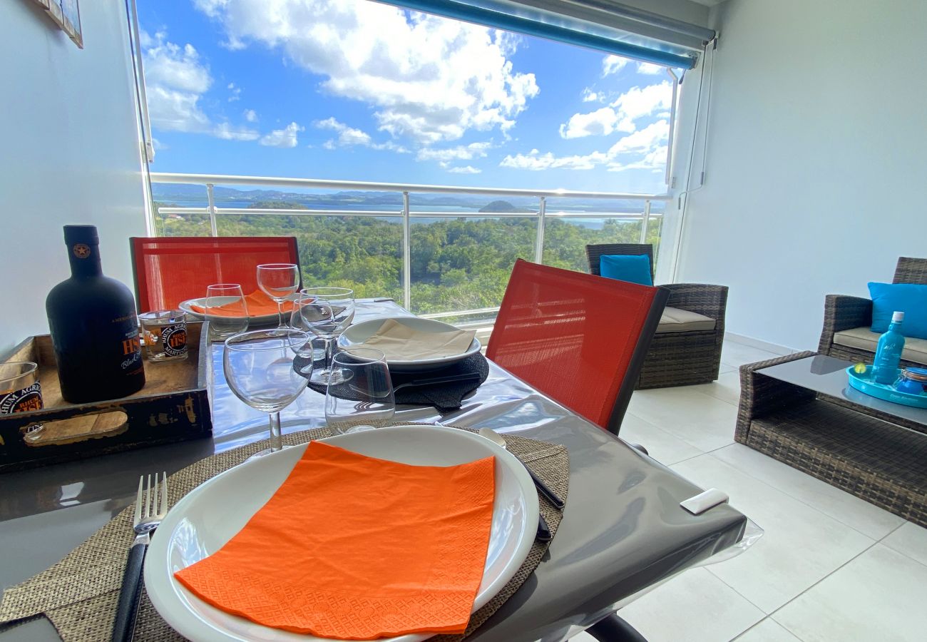 Appartement à Les Trois-Ilets - Le Marmoris, 2 pers, app neuf, vue mer