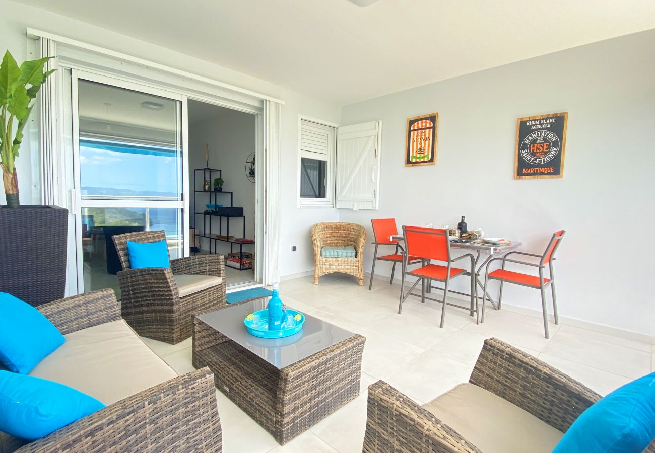 Appartement à Les Trois-Ilets - Le Marmoris, 2 pers, app neuf, vue mer