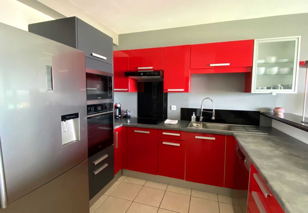 Appartement à Les Trois-Ilets - Kalypsa, 4 pers, standing, vue mer, plage