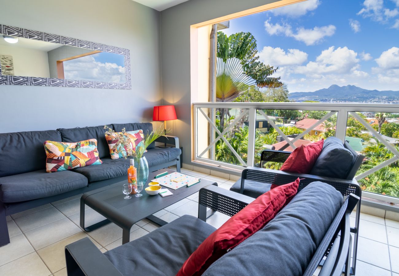 Appartement à Les Trois-Ilets - Kalypsa, 4 pers, standing, vue mer, plage
