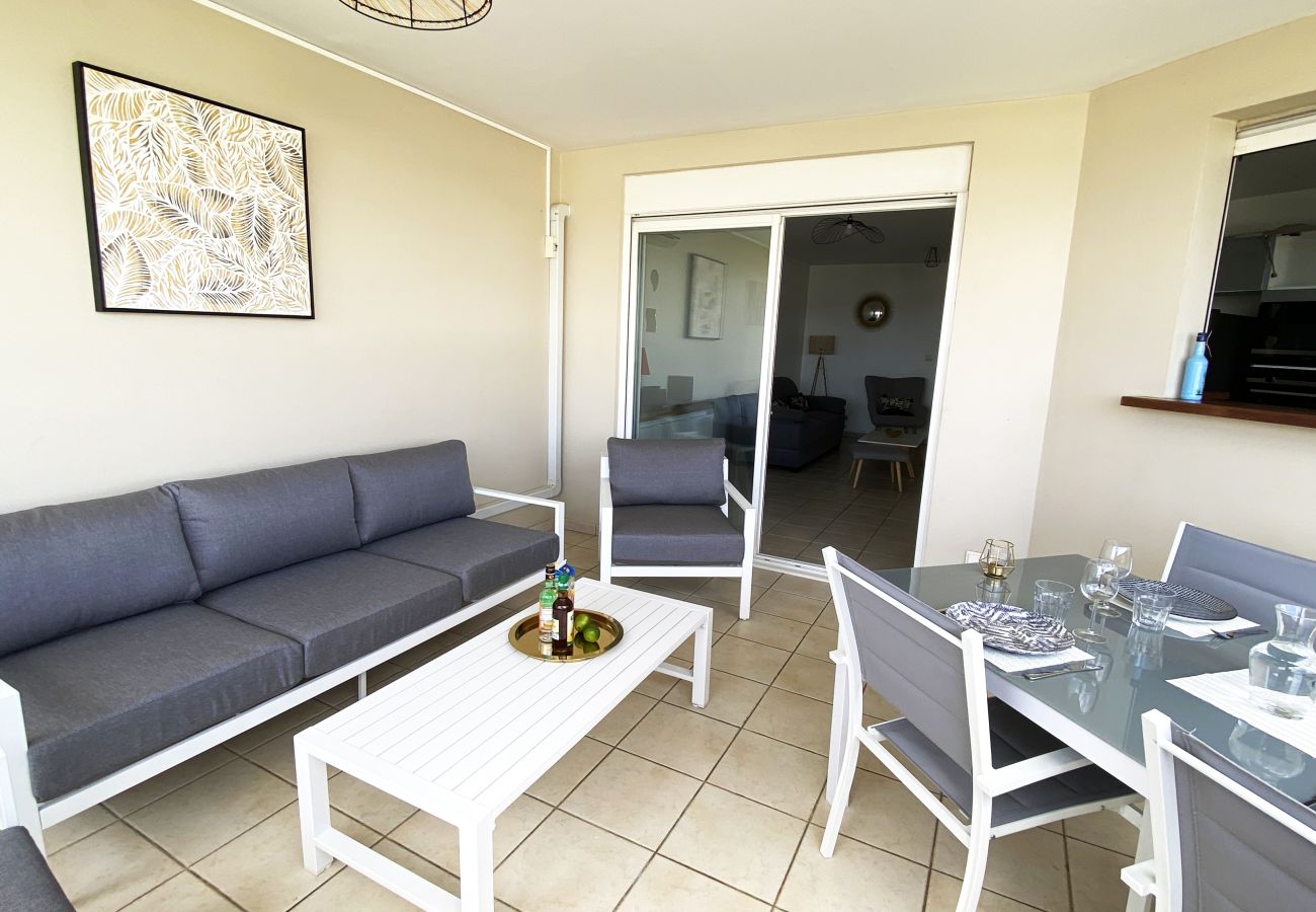 Appartement à Les Trois-Ilets - Ti Bonheur, 4 pers, vue mer, spacieux