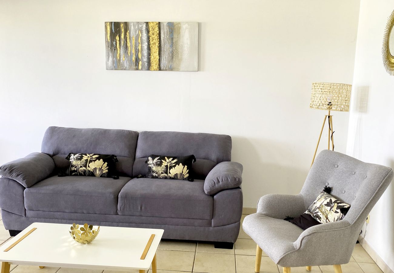 Appartement à Les Trois-Ilets - Ti Bonheur, 4 pers, vue mer, spacieux