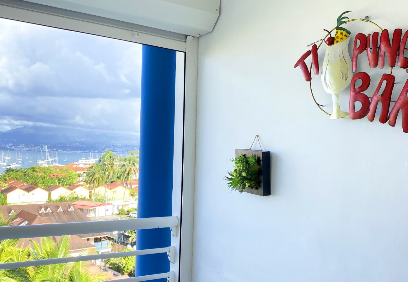 Appartement à Les Trois-Ilets - Altéra, 5 pers, duplex, vue mer, plage