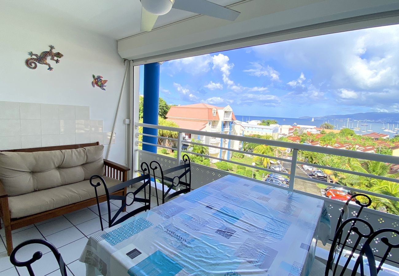 Appartement à Les Trois-Ilets - Altéra, 5 pers, duplex, vue mer, plage