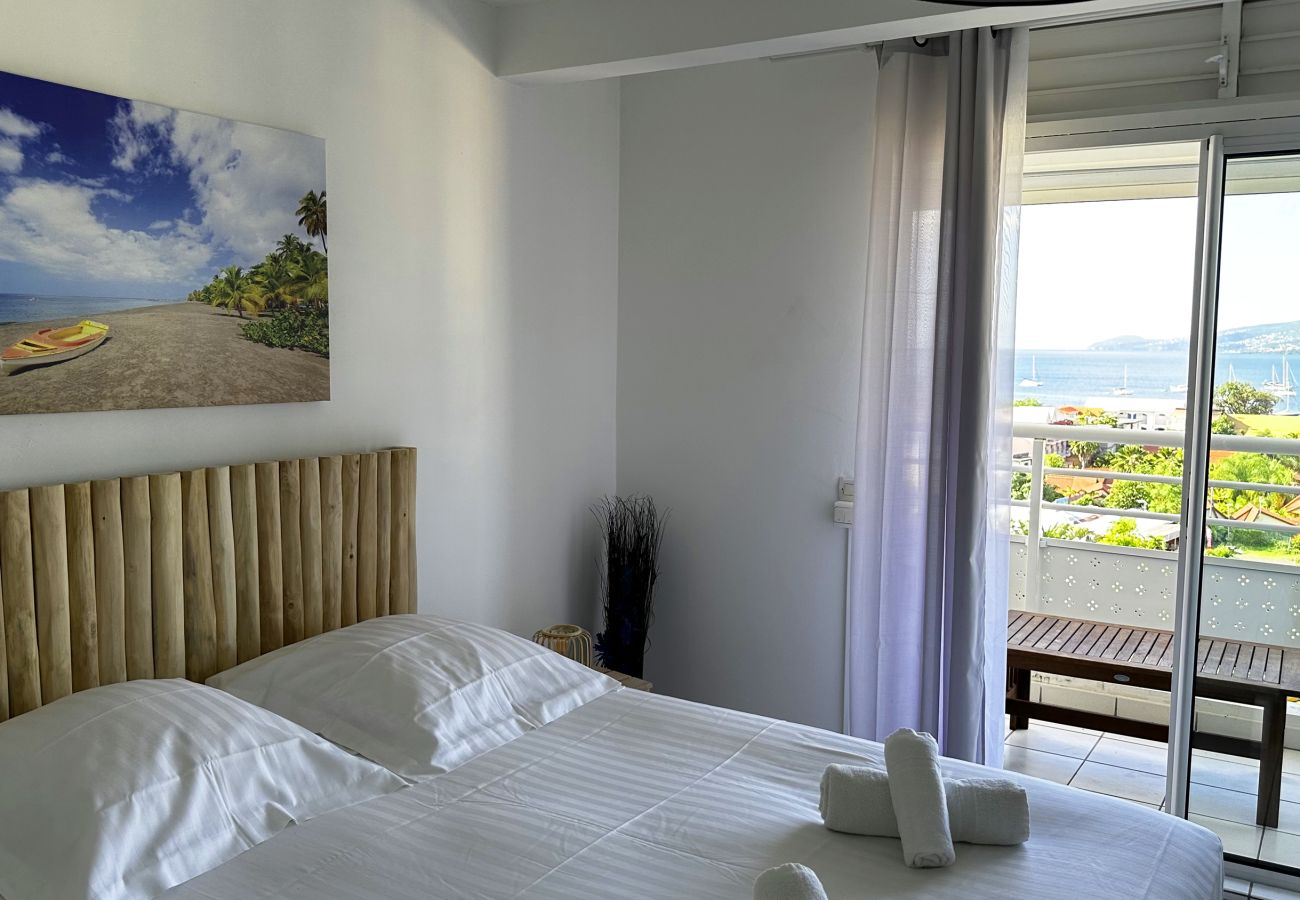 Appartement à Les Trois-Ilets - Altéra, 5 pers, duplex, vue mer, plage