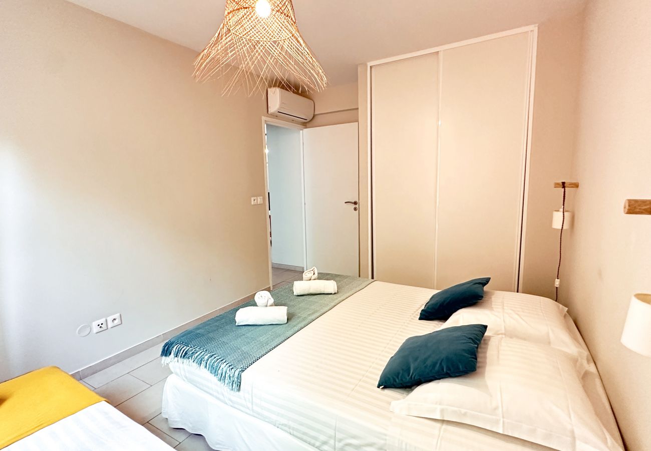 Appartement à Les Trois-Ilets - Sandama, 5 pers, standing, vue mer, plage