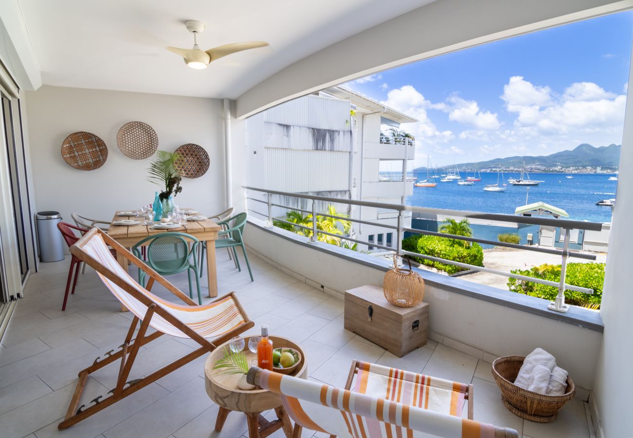 Appartement à Les Trois-Ilets - Sandama, 5 pers, standing, vue mer, plage