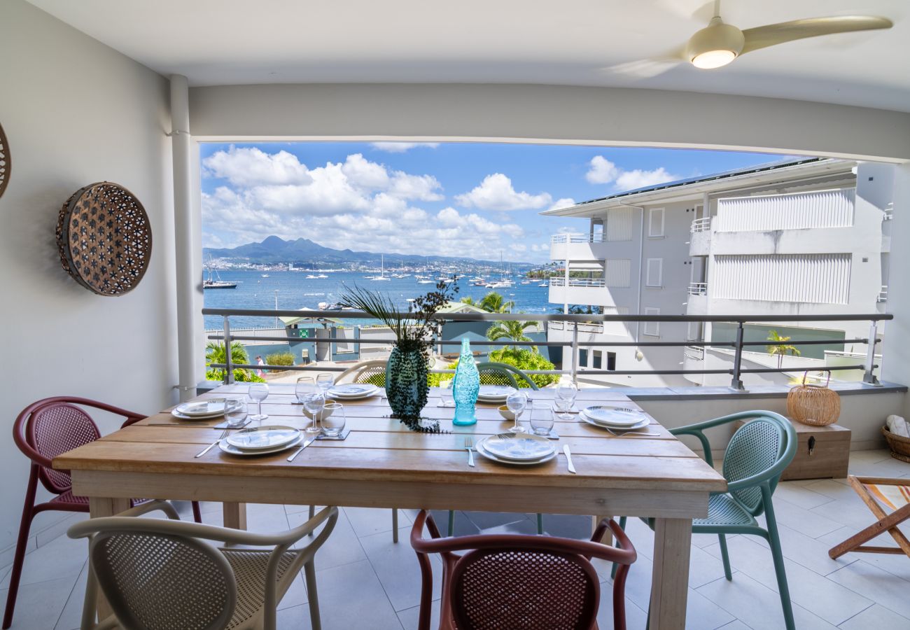 Appartement à Les Trois-Ilets - Sandama, 5 pers, standing, vue mer, plage