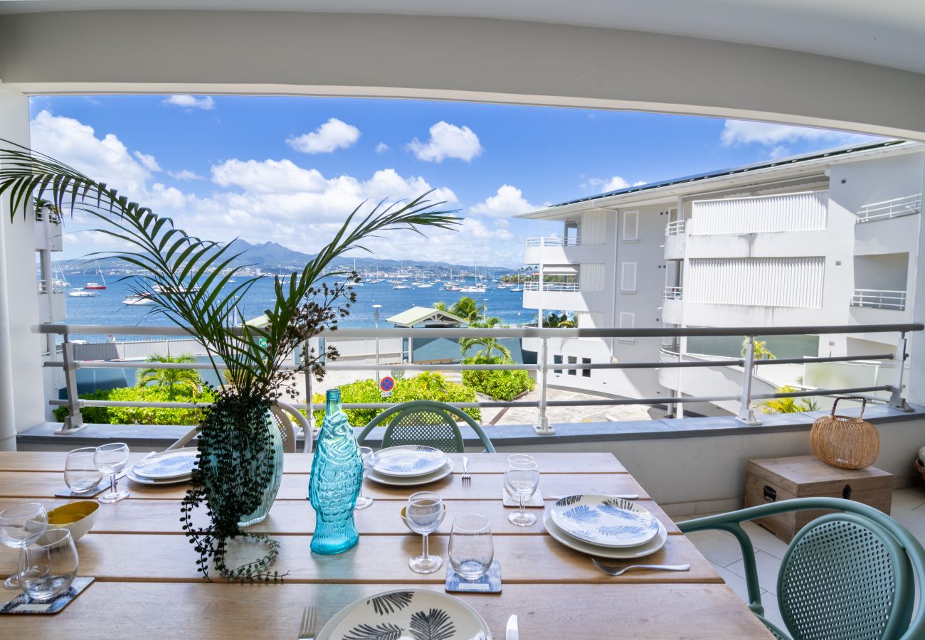 Appartement à Les Trois-Ilets - Sandama, 5 pers, standing, vue mer, plage
