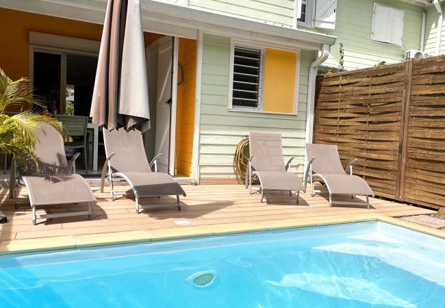 Maison à Les Trois-Ilets - Lakayou, 4 pers, piscine privée, plage