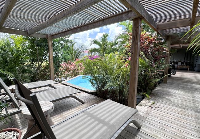 Villa à Les Trois-Ilets - Ty Natur, villa 8 pers, piscine, calme, vue me Villa à Les Trois-Ilets - Ty Natur, villa 8 pers, piscine, calme, vue me
