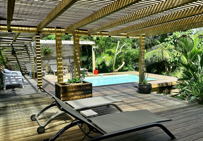 Villa à Les Trois-Ilets - Ty Natur, villa 8 pers, piscine, calme, vue me