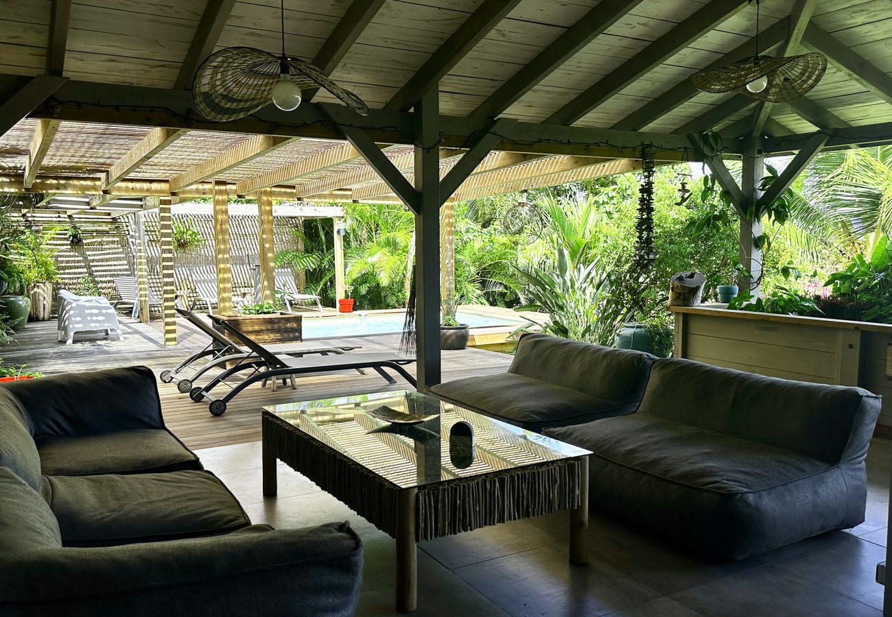 Villa à Les Trois-Ilets - Ty Natur, villa 8 pers, piscine, calme, vue me