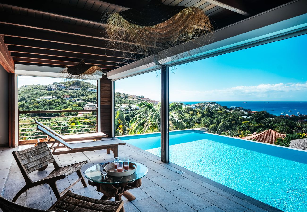 Appartement à Les Trois-Ilets - Les Bougainvilliers Duplex 8 pers, piscine, vue