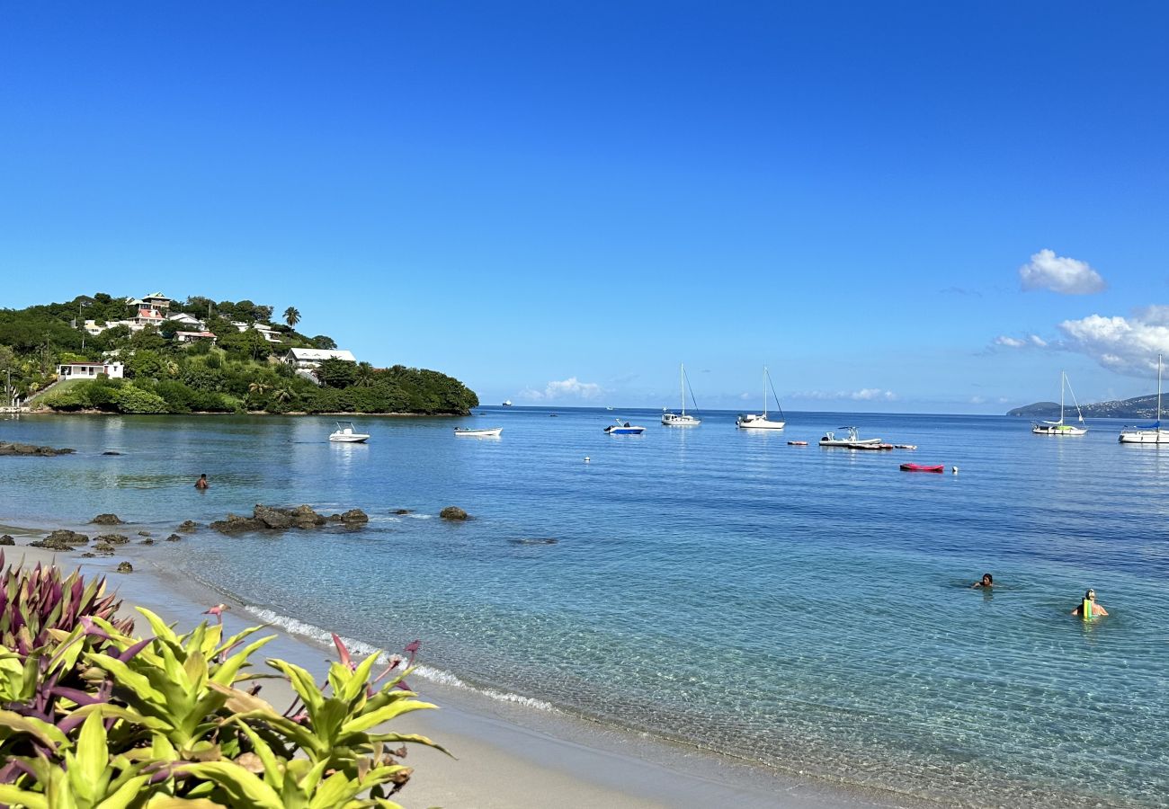 Appartement à Les Trois-Ilets - Les Bougainvilliers, 6 pers, piscine, vue mer