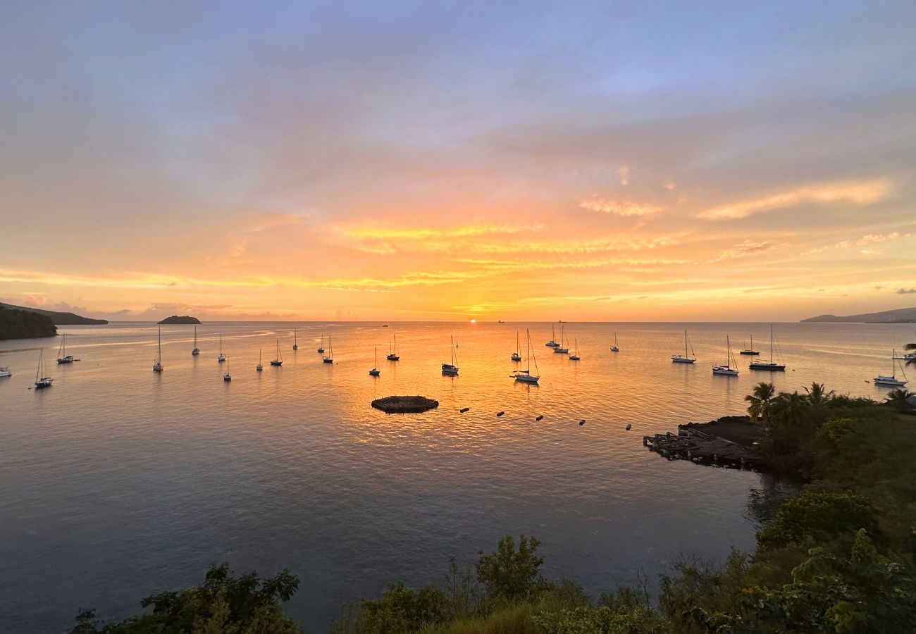 Appartement à Les Trois-Ilets - Les Bougainvilliers, 6 pers, piscine, vue mer