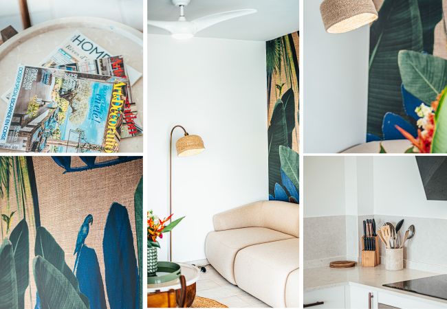 Appartement à Les Trois-Ilets - Les Bougainvilliers, 4 pers piscine vue mer Appartement à Les Trois-Ilets - Les Bougainvilliers, 4 pers piscine vue mer