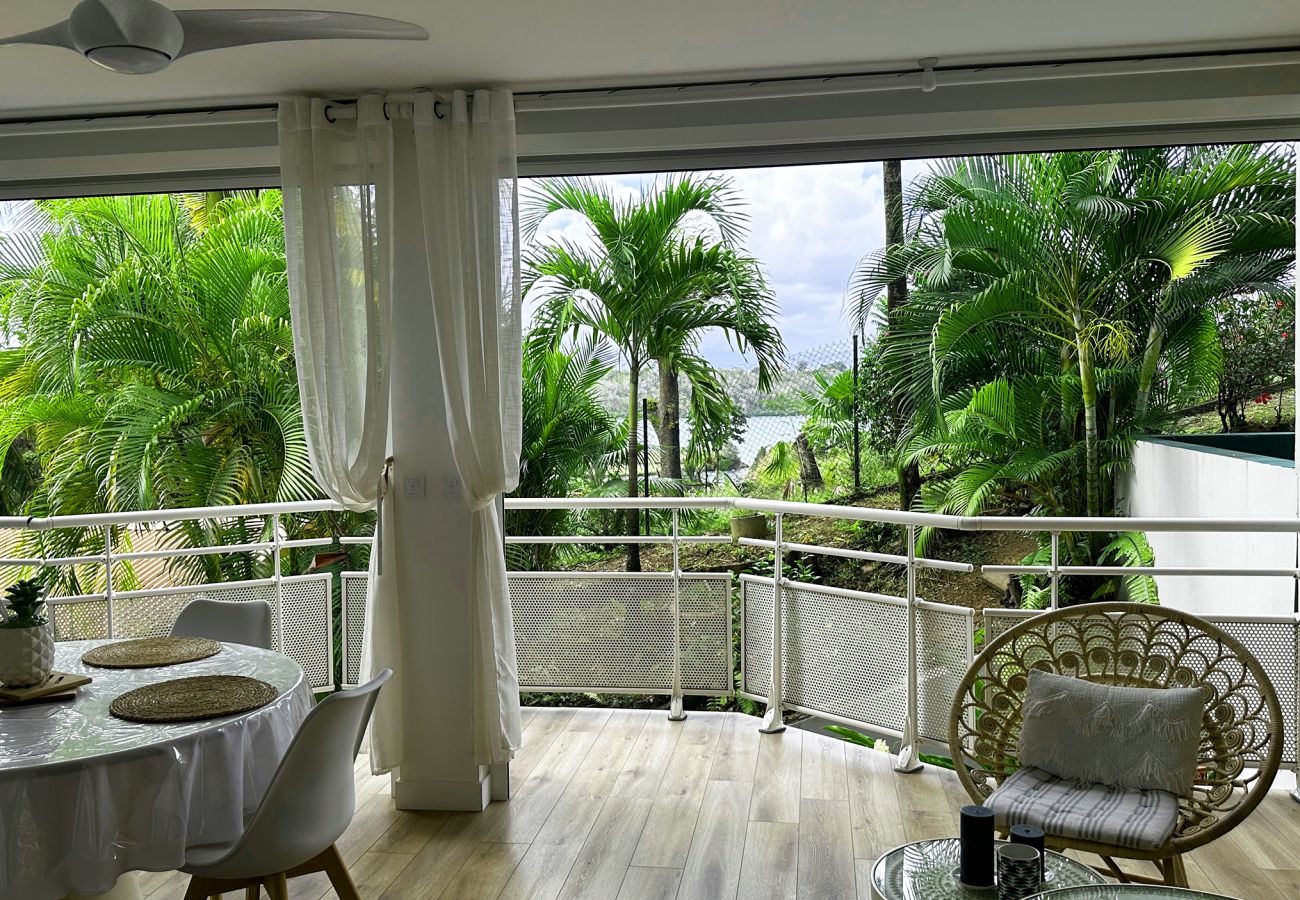 Appartement à Les Trois-Ilets - Mi Plési, 4 pers, spacieux, élégant,vue dégagée