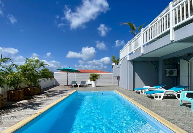Villa à Les Trois-Ilets - Ti Paradi, villa 12 pers, 2 piscines, vue golf mer Villa à Les Trois-Ilets - Ti Paradi, villa 12 pers, 2 piscines, vue golf mer
