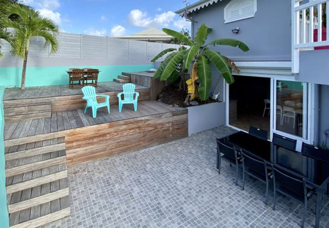 Villa à Les Trois-Ilets - Ti Paradi, villa 12 pers, 2 piscines, vue golf mer Villa à Les Trois-Ilets - Ti Paradi, villa 12 pers, 2 piscines, vue golf mer