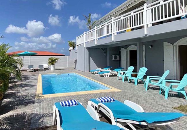 Villa à Les Trois-Ilets - Ti Paradi, villa 12 pers, 2 piscines, vue golf mer Villa à Les Trois-Ilets - Ti Paradi, villa 12 pers, 2 piscines, vue golf mer