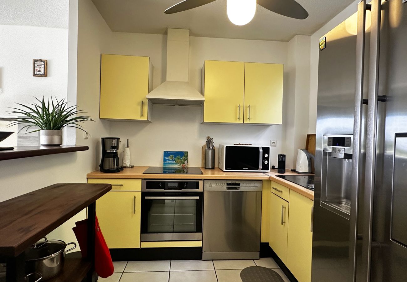 Appartement à Les Trois-Ilets - Ti Colibri, 4 pers, appartement calme proche plage